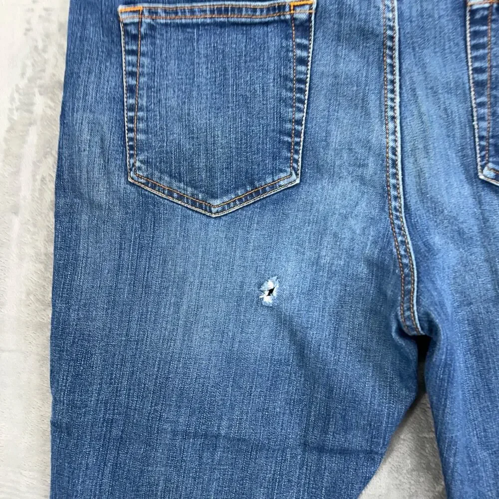 Tommy Jeans‎ Straight Jeans Men's Size 36x28 Blue Medium Wash Denim *Hemmed*